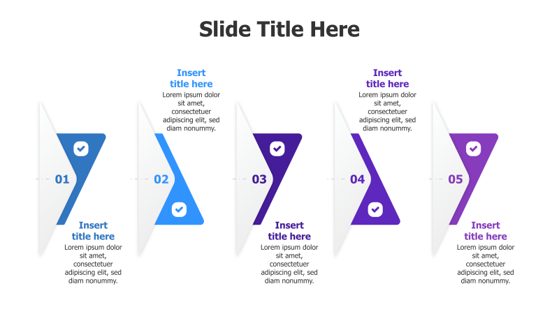 5-Step Arrow Infographic