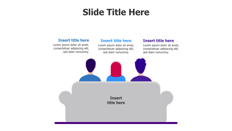 People on Sofa Infographic