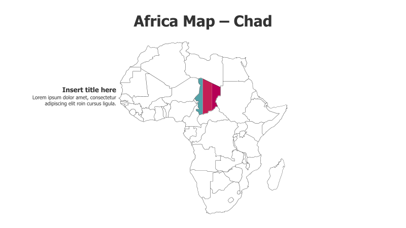Africa Map – Chad