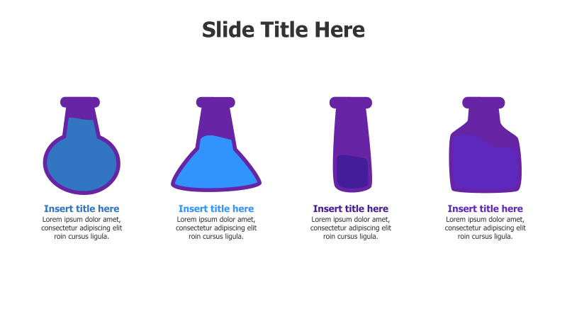 Four Test Tube Infographic