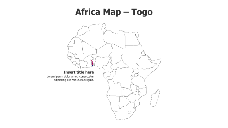 Africa Map – Togo
