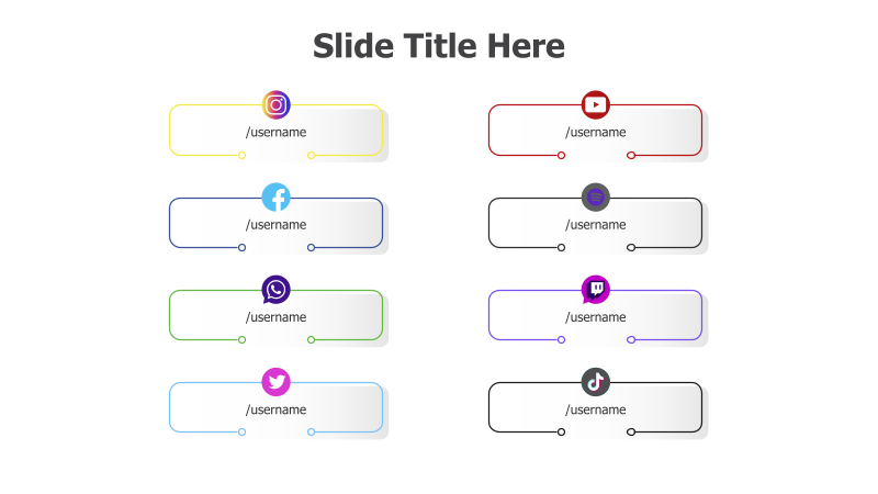 Social Media Handles Slide