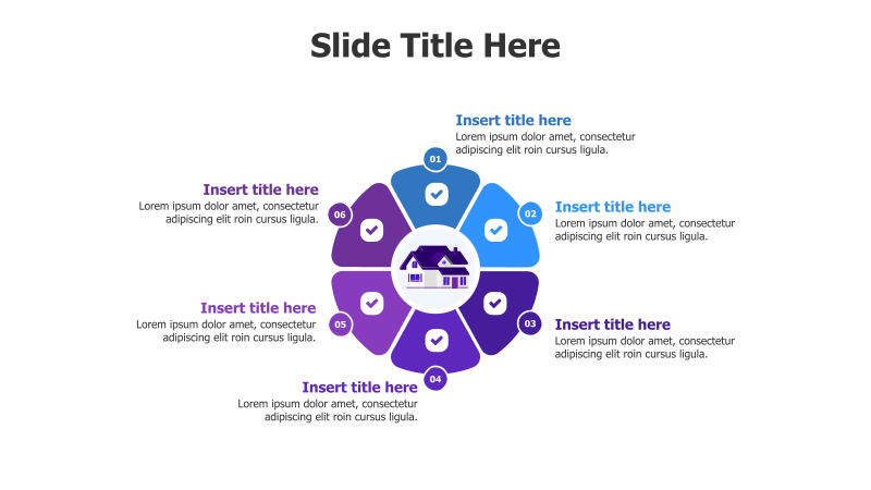 6-Point Circular Infographic