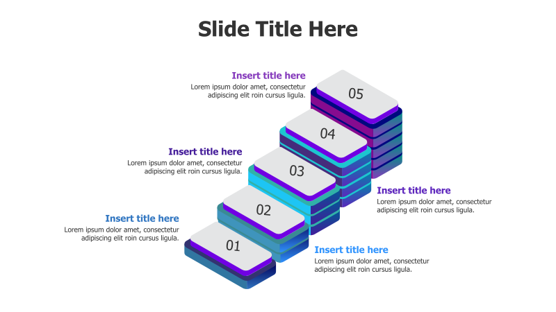 5-Step Overlayed Block Ladder