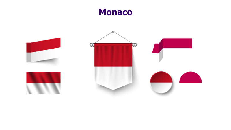 Monaco Flag Variations