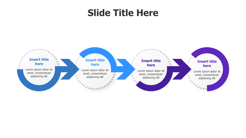 4-Step Sequential Process Flow