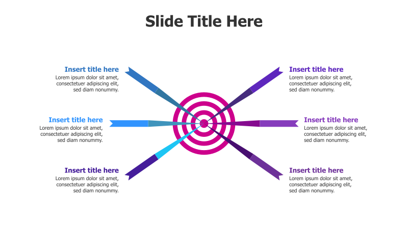 6-Point Goal Circle Infographic