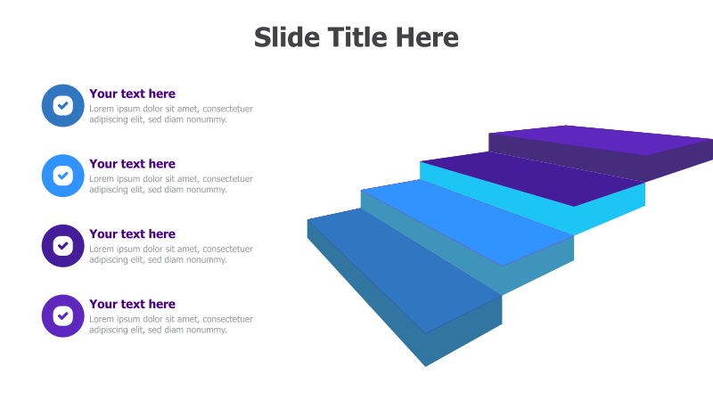 4-Level 3D Stacked Blocks Diagram