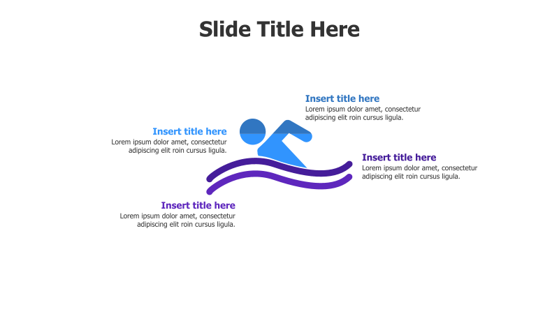4-Point Swimming Infographic