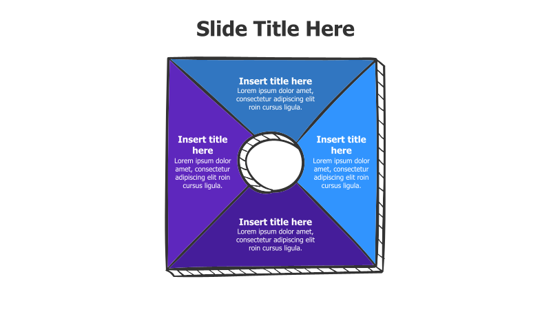 4-Point Pierced Square Infographic