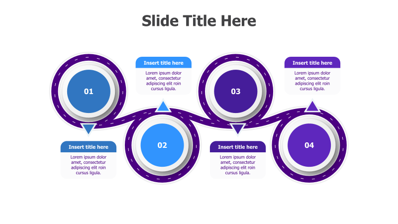 4-Point Roadmap Infographic