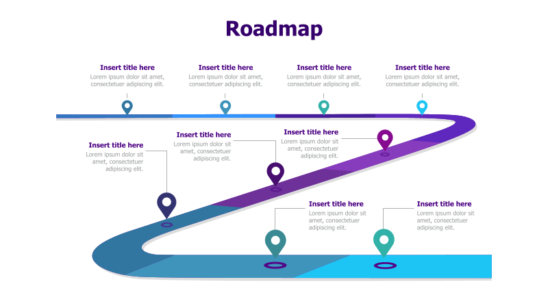 9-Point Roadmap with Location Markers