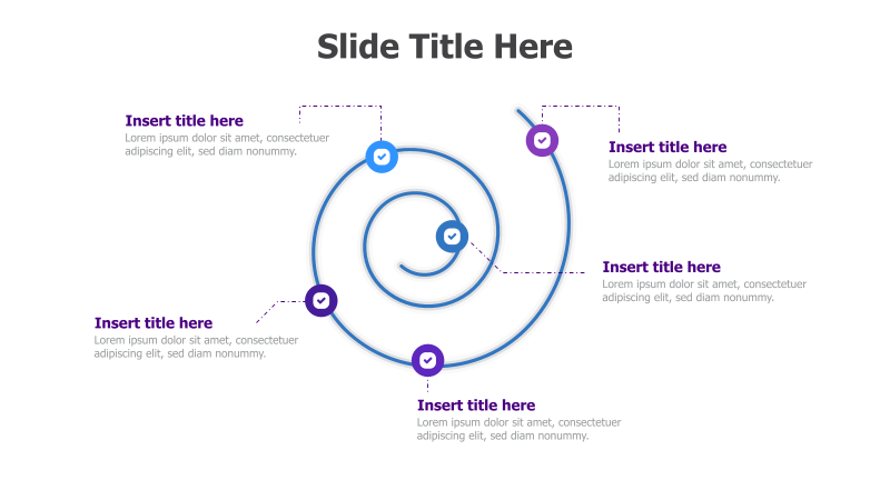 5-Point Spiral Process Diagram