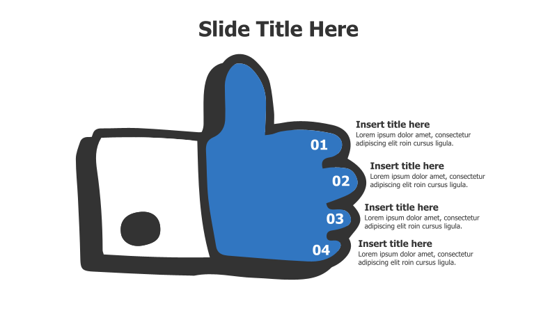 4-Point Thumbs Up Infographic