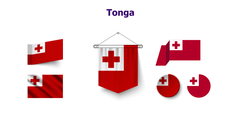 Tonga Flag Variations
