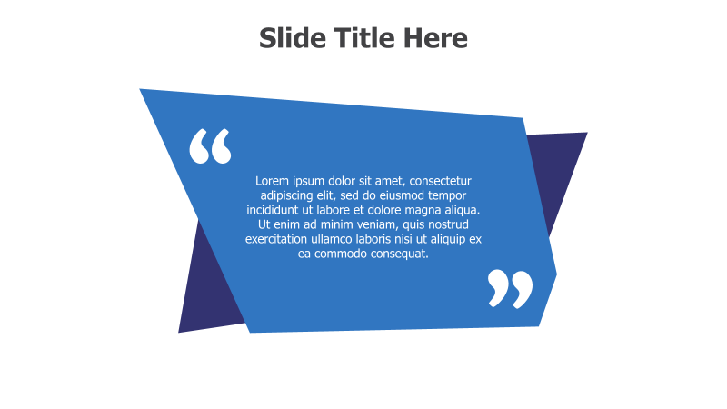 Quote Slide - Modern Design