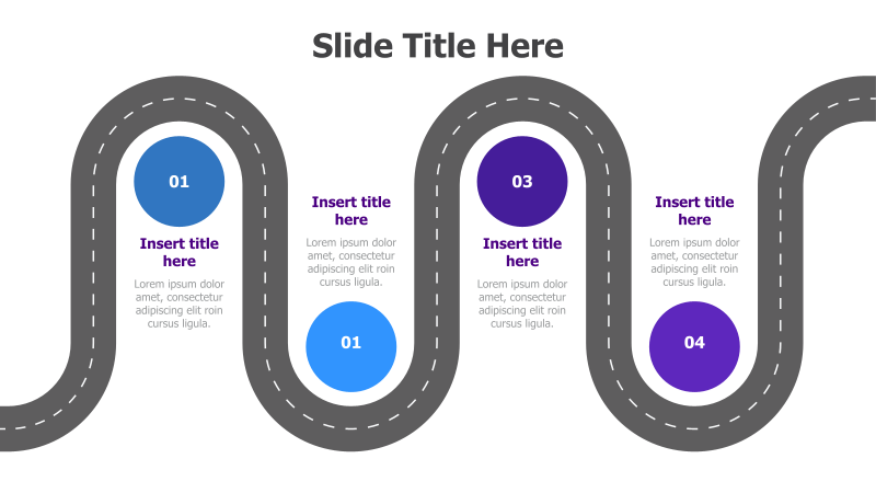 4-Point Roadmap Infographic