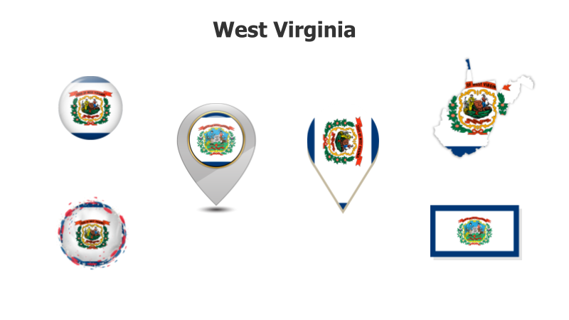 West Virginia State Flag Variations