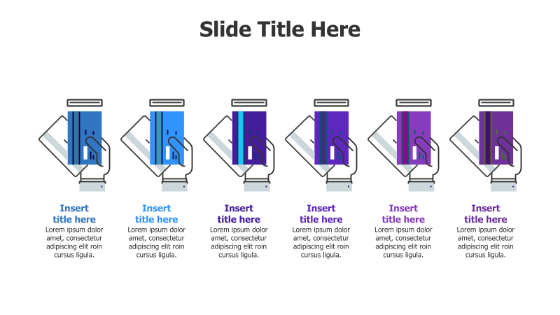 6-Step Process with Hand-Held Cards