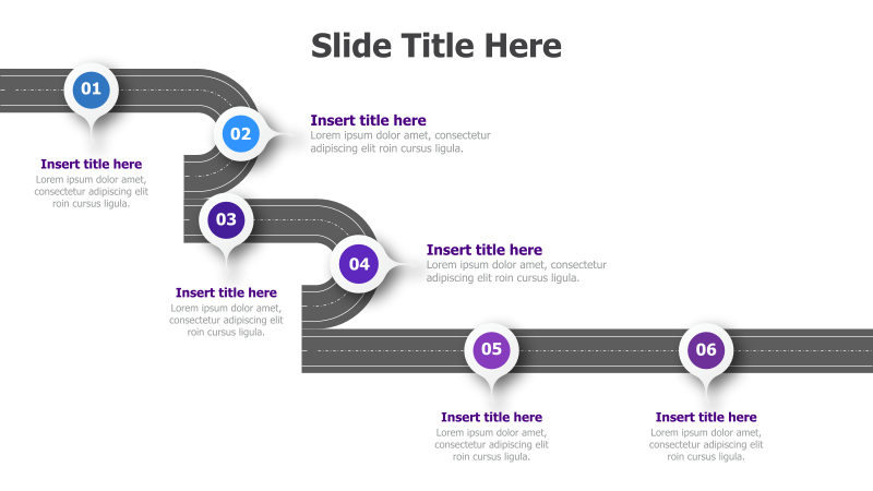 6-Step Roadmap Infographic