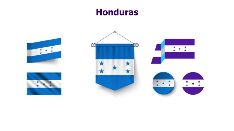 Honduras Flag Variations