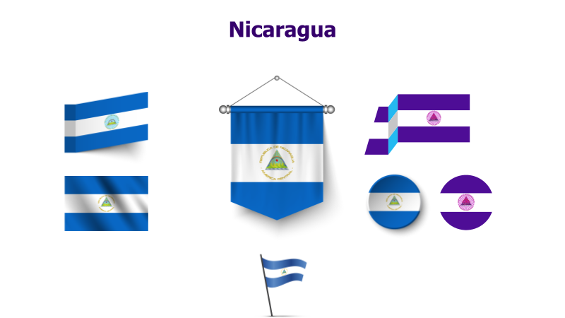 Nicaragua Flag Variations