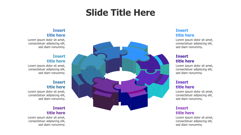 8 Connected Gear Pieces Infographic