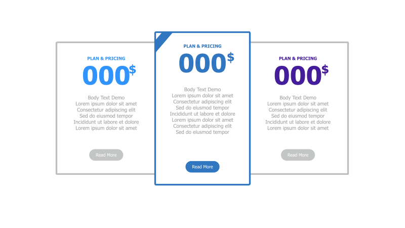 Pricing Plans - Three Column