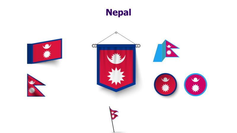 Nepal Flag Variations