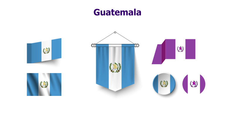 Guatemala Flag Variations