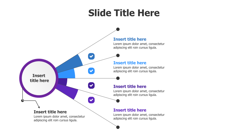 5-Point Branching Infographic