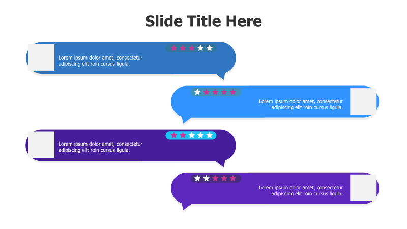 Curved Speech Bubble Testimonials