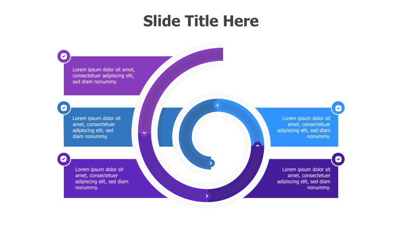 5-Point Spiral Process Diagram