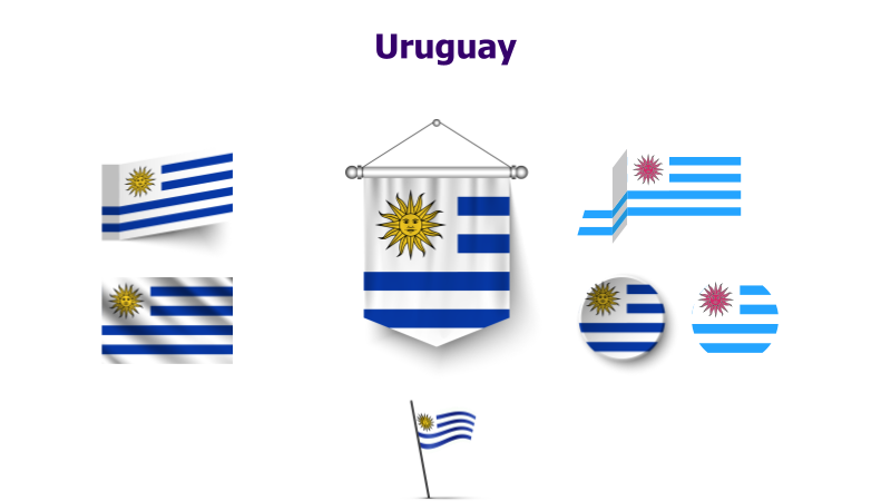Uruguay Flag Variations