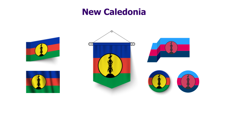 New Caledonia Flag Variations