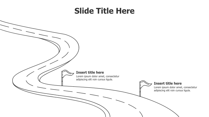 Roadmap with Two Point Flags