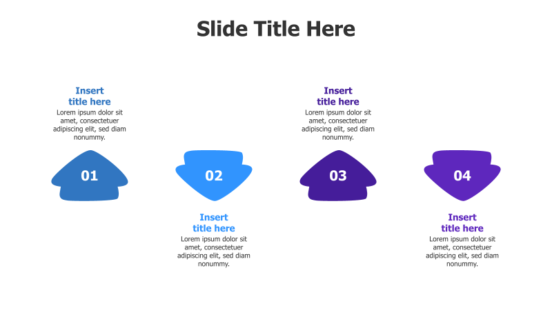 4-Point Numbered Infographic