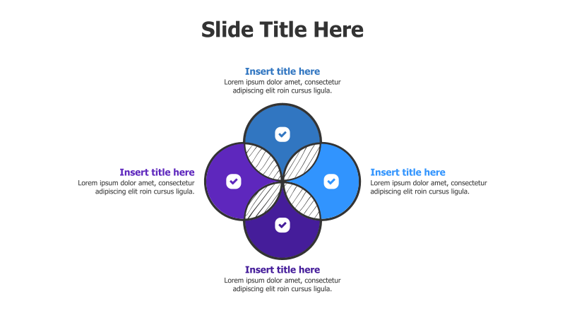 4-Point Interlocking Circle Diagram