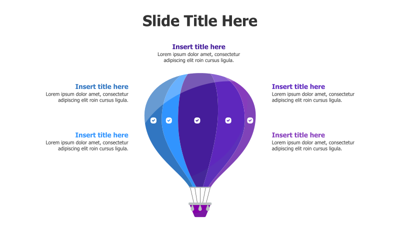 5-Point Hot Air Balloon Infographic