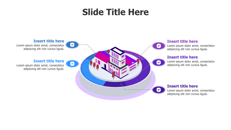 5-Point 3D Building Infographic