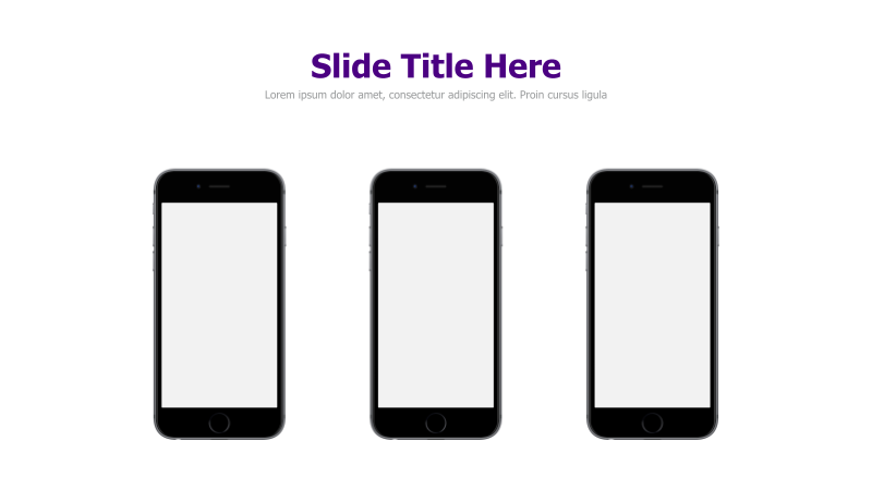 3 Mobile Mockups