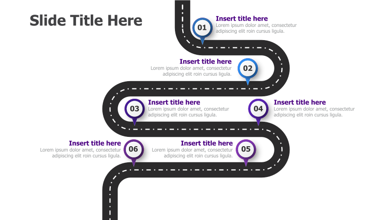 6-Step Roadmap Infographic