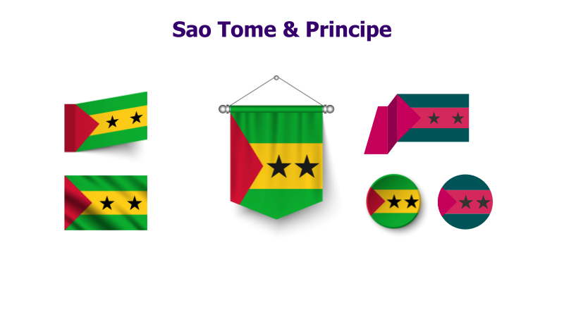 Sao Tome & Principe Flag Variations