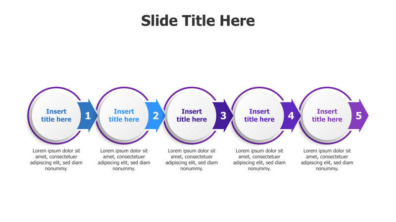5-Step Circular Process Flow