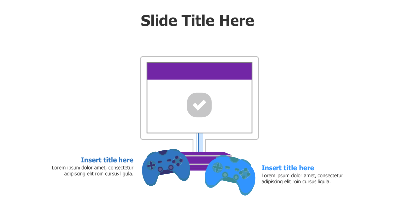 Gaming Concept with Controllers