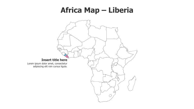 Africa Map - Liberia