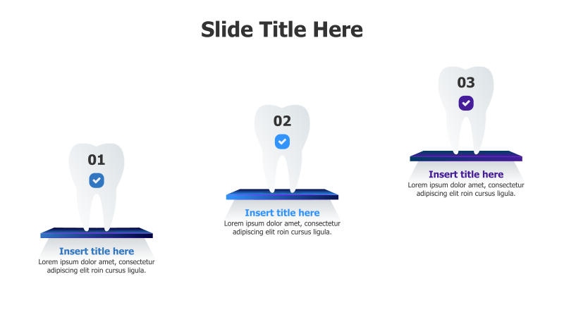3-Step Tooth Infographic