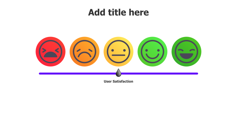 5-Level User Satisfaction Slider