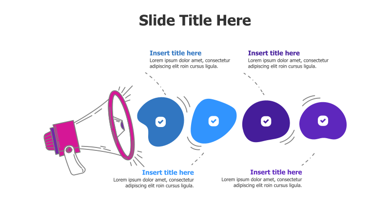 4-Step Announcement with Megaphone