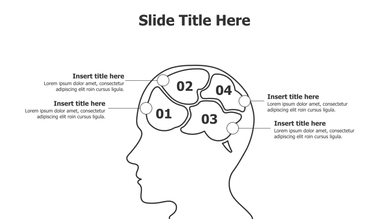 4-Point Brain Infographic
